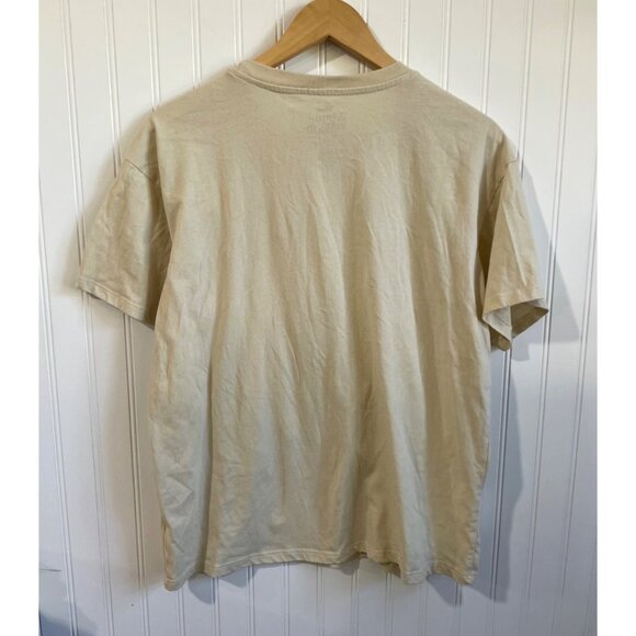 Disney Shirt Womens Medium Light Yellow Winnie the Pooh Embroidered Unisex Soft - Picture 2 of 8